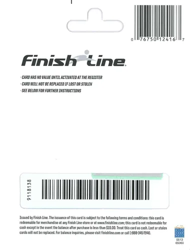 Miniatura 2 de Finish Line Tarjeta de regalo $25