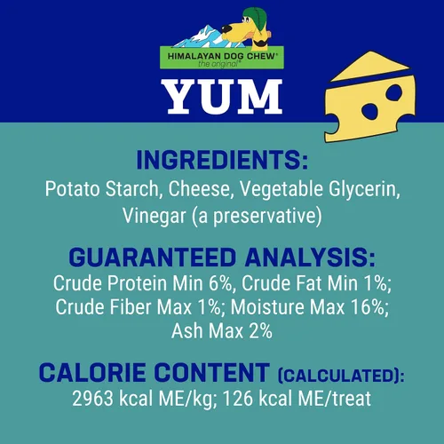 Miniatura 6 de Himalayan Dog Chew Yak Cheese - Masticables para perros de queso de yak, sin lactosa y sin granos, fabricados en Estados Unidos, para todas