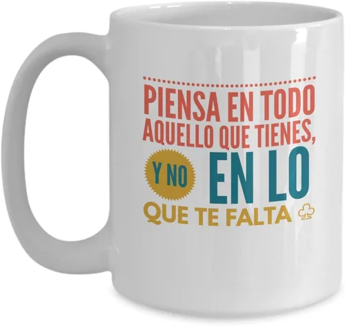 Miniatura 5 de Taza Café Piensa Vaso, taza de café divertidas, tazas personalizadas, taza de café inspiradoras, taza con mensajes positivos.