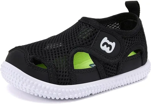 BMCiTYBM - Zapatos para bebés y niños, niña y niño, tenis de malla transpirable, antideslizantes
