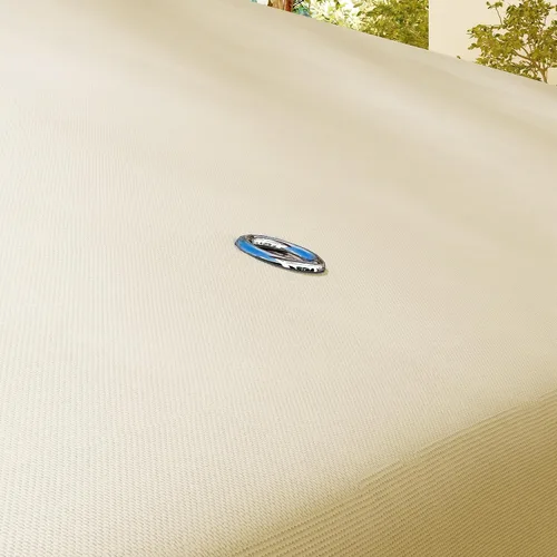 Miniatura 8 de Outsunny - Reemplazo de toldo para gazebo de 10 x 10 pies, cubierta superior con techo doble ventilado para marco Outsunny de 9.7 x 9.7 pies