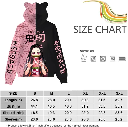 Miniatura 3 de BELLKART Sudadera con capucha de anime con estampado 3D para cosplay y gato, para hombres y mujeres