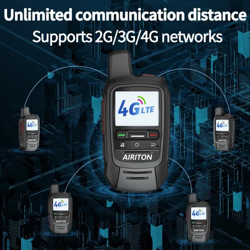 Miniatura 2 de Walkie Talkies - Radio rápida de alcance ilimitado a nivel nacional, 4G, larga distancia, 5000 millas, radio bidireccional POC portátil