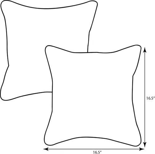 Miniatura 2 de Pillow Perfect Almohada para interiores en estrella de piel sintética, color blanquecino, 16.5 x 16.5 pulgadas