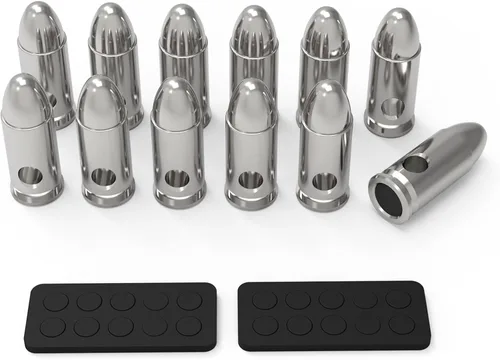 Miniatura 29 de Artemis Tapas de Seguridad Rondas de Entrenamiento Simuladas Reutilizables Múltiples Estilos con Peso Cercano al Real para Práctica de Fuego en Seco