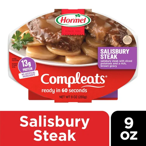 Miniatura 4 de HORMEL COMPLEATS Salisbury - Bandeja para microondas, 9 onzas (paquete de 6)