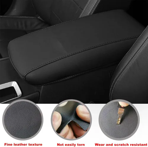 Miniatura 6 de Blazeray Funda de cuero para consola central automotriz para Nissan Altima 2019 2020 2021 2022 2023, de piel, impermeable, antiarañazos, funda