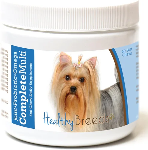 Miniatura 138 de Healthy Breeds Pug todo en uno multivitamínico suave masticable 60