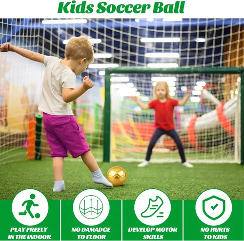 Miniatura 3 de DLUGOPIS Sparkling Pink Toddler Soccer Ball - Mini, Age 3-8, Indoor/Outdoor, Small Size for Boys & Girls (Sparkling Pink, 1)