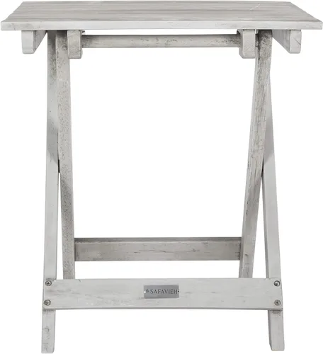 Miniatura 5 de SAFAVIEH Outdoor Collection Pacifica PAT7020E - Juego de tumbona de 3 piezas con cojín de madera maciza/beige gris Gris/Beige