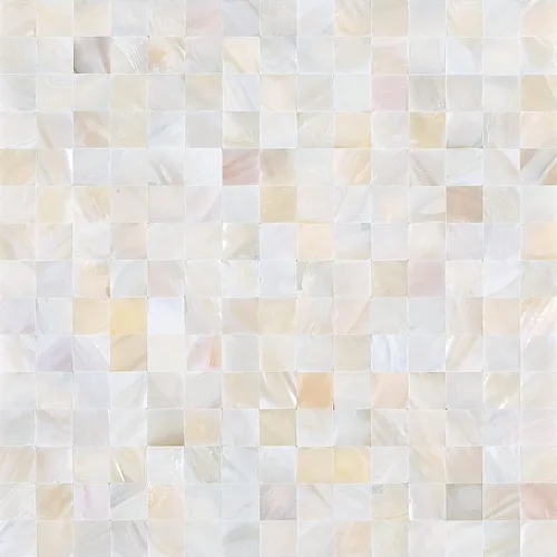 Miniatura 2 de Yew & Tulip - Azulejo despegar y pegar para salpicadero de nácar, autoadhesivo, naturaleza, concha de nácar, 30,5 x 30,5 cm, mosaico para blanco