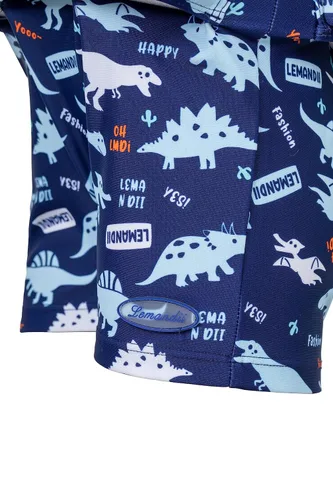 Miniatura 5 de Traje de baño de una pieza para bebés y niños con protección solar UPF 50+ para playa, piscina y juegos de verano para niños y niñas Dinosaurio azul