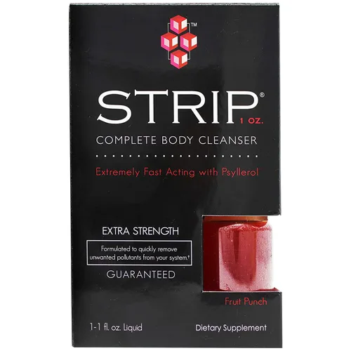 Wellgenix Strip Herbal Cleanse Detox Liquid - Limpiador de cuerpo entero - Bebida desintoxicante extra fuerte - Limpieza rápida - Ponche de frutas