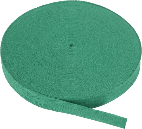 Miniatura 164 de PATIKIL Cinta de sarga de algodón de 1 pulgada, 50 yardas, cinta de algodón, cinta de encuadernación al bies, cinta de espiga para costura, Verde