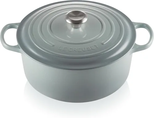 Miniatura 26 de Le Creuset Horno holandés redondo de hierro fundido esmaltado, 4.5 cuartos de galón, Marsella Marseille