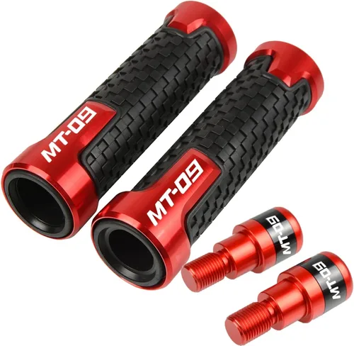 Miniatura 8 de Para Yamaha MT09 MT09 MT-09 2013 2014 2015 2016 2017-2019 2020 2021 0.866 in Hand Grips Handlebar 7/8" Handle Bar FJ-09 Tracer (Color : 4)