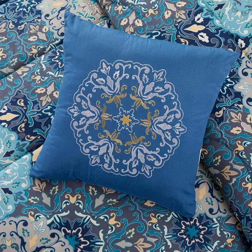 Miniatura 6 de Modern Threads - Juego de edredón de la colección Granada - Microfibra reversible - Elegante juego de cama estampado - Incluye edredón, sábanas