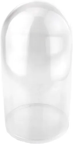 Miniatura 7 de HOMEFORD Vitrina de cúpula de plástico con base transparente, 4 pulgadas, 1 unidad