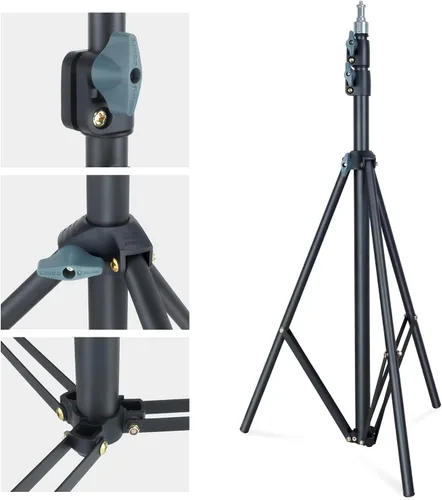 Miniatura 5 de LINCO Lincostore Zenith - Juego de dos soportes de luz para estudio fotográfico de 7 pies para HTC Vive VR, video, retrato y fotografía de producto