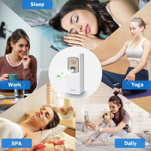 Miniatura 6 de SVAVO Dispensador Automático de Ambientador - Dispensador de Fragancia Programable para Interiores-Dormitorio, Hotel, Oficina, Lugar Comercial
