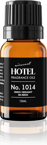 AirScent - Aceite difusor de hotel n.º 1014 inspirado en la icónica mezcla costera de hotel de 5 estrellas, brisa marina de bergamota de limón, 0.34