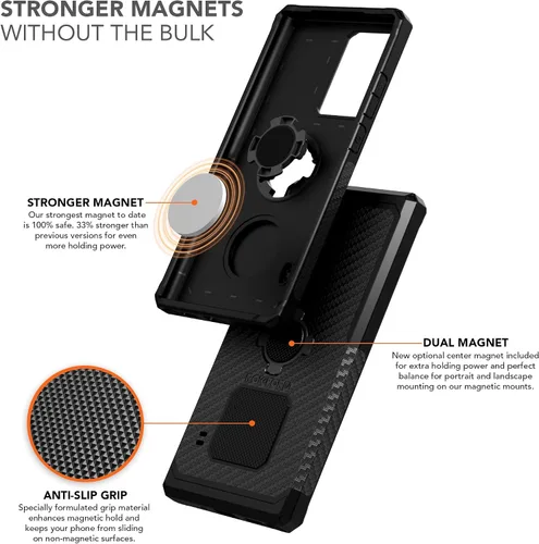 Miniatura 4 de Rokform - Funda para Galaxy Note 20 Ultra, funda magnética con bloqueo giratorio de cuatro pestañas, resistente de grado militar, funda protectora