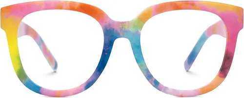 Miniatura 9 de Zeelool Gafas de bloqueo de luz azul cuadradas retro unisex de gran tamaño Harrell ZOP049594