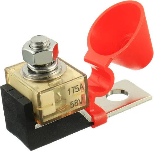 Miniatura 10 de Bloque de Fusibles de Terminal MRBF de 60 AMP Portafusibles de Bloque Terminal de Un Perno 5/16" (M8) Compacto Fusible de Batería Calificado 60A