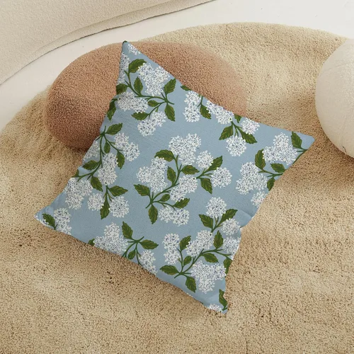Miniatura 6 de AWJTNCQ Juego de 2 fundas de almohada florales de primavera de 18 x 18 pulgadas, fundas de almohada cuadradas decorativas de lino floral de verano