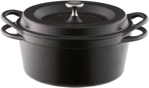 Miniatura 17 de Olla para Horno Holandés Vermicular Olla de Hierro Fundido Esmaltada No Tóxica 18 cm (1.8 Qt) Apto para Horno Compatible con Inducción