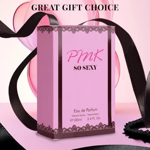 Miniatura 7 de Pink So Sexy - Eau de Parfum para mujer, fragancia floral afrutada con aroma dulce azucarado, bergamota, manzana y crema batida, fresco, dulce