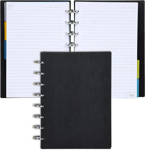 Miniatura 113 de Talia - Cuadernos de notas con tapas, planificador, personalizables, (Azul de Verano, Junior (5.5 pulgadas x 8.5 pulgadas)) Azul verano