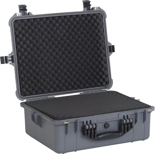 Miniatura 7 de MEIJIA Funda rígida protectora portátil impermeable para todo tipo de clima, funda compacta para cámara con espuma de ajuste personalizable, Gris