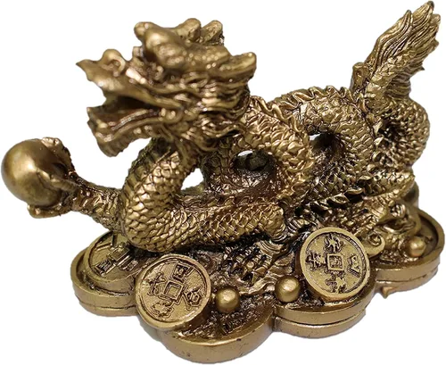 Miniatura 3 de Estatua de protección de riqueza de Feng Shui, estatua de inauguración de la casa, pisapapeles de felicitación, decoración del hogar