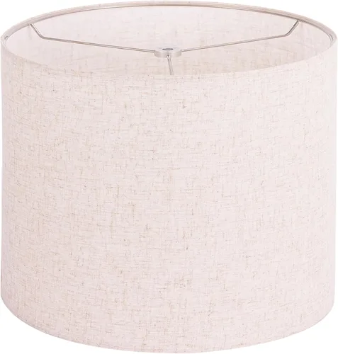 Miniatura 17 de Wellmet Requiere ensamblaje de pantalla de lámpara de 18"x18"x12" para lámpara de mesa, lámpara de cabecera, lámpara de pie, pantalla de lámpara
