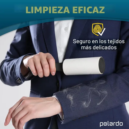 Miniatura 5 de Rodillos de pelusa para pelo de mascotas, pegajosos, removedor de pelusa para sofá, ropa, muebles y alfombra. Removedor de pelo de perro y gato