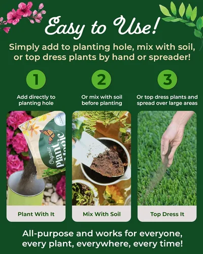 Miniatura 6 de Organic Plant Magic - Fertilizante granular de liberación lenta Truly Organic™: Gránulos de alimentos para plantas de larga duración - Flores