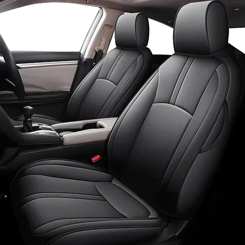 Miniatura 22 de AOMSAZTO Funda de asiento de coche para Mazda 3 2019 2020 2021 2022 2023 2024 2025 2026 – Juego completo de fundas de asiento de piel sintética