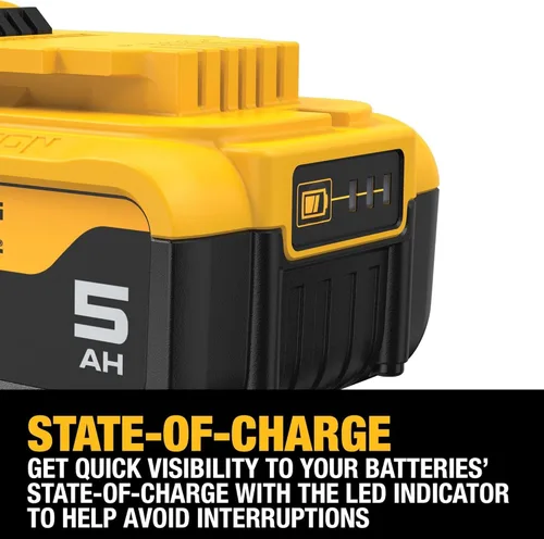 Miniatura 4 de DEWALT DCB205R 20V MAX 5 Ah Batería de iones de litio (renovada)