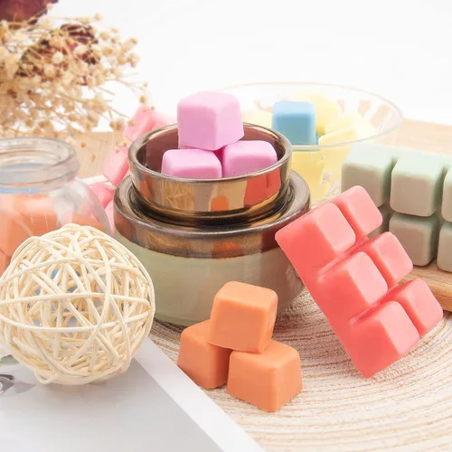 Miniatura 4 de UCC Cera derretida, cubos de cera de soja, aroma fuerte de larga duración, mezcla perfumada prémium para derretir tartas, romero menta, rosa