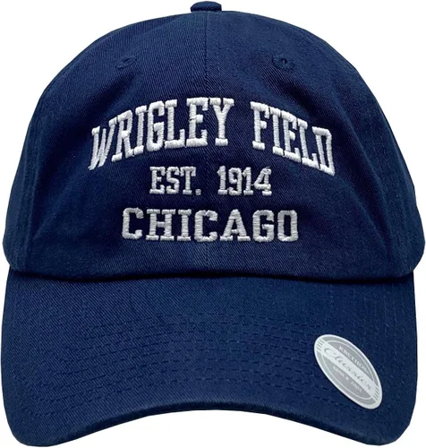 Miniatura 2 de Wrigley Field Chicago Adjustable Unstructured Cap WChicago Flag