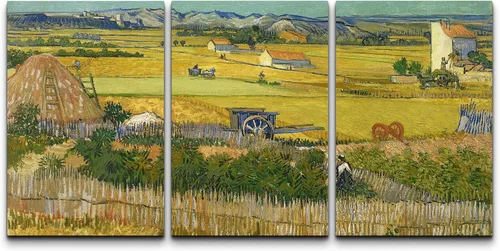 Miniatura 32 de Lienzo decorativo para pared - cuadro con estampado Giclée para decoración del hogar Noche estrellada sobre el Ródano