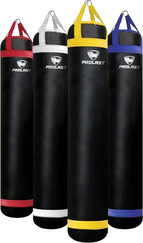 Miniatura 9 de Saco de boxeo pesado para adultos, boxeo, artes marciales, Muay Thai, equipo de entrenamiento de fuerza, relleno, 6 pies, 150 libras, correa