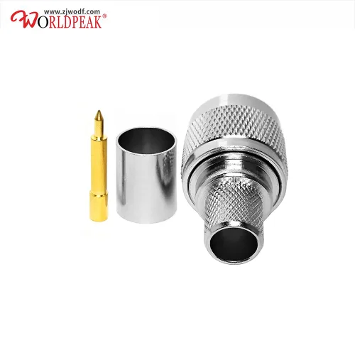 Miniatura 5 de Conector coaxial N Conector macho Conectores de crimpado para cable coaxial RG213