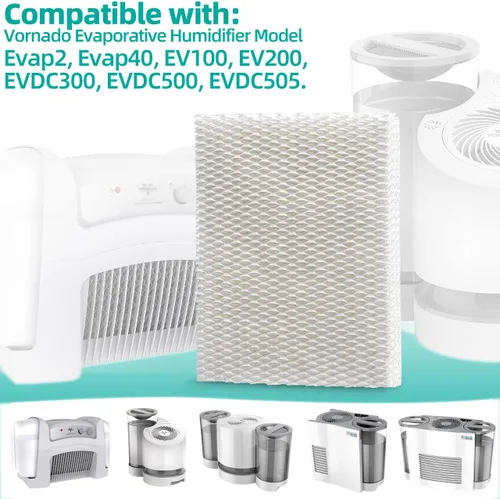 Miniatura 2 de MD1-0034 - Filtros de mecha de repuesto para humidificador Vornado Evap2, Evap40, EV100, EV200, EVDC300, EVDC500, EVDC505 humidificador evaporativo