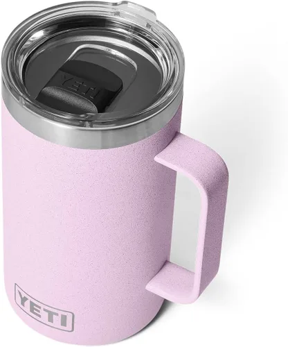 Miniatura 16 de YETI Rambler - Taza de acero inoxidable aislada al vacío con tapa MagSlider, 24 onzas Blanco