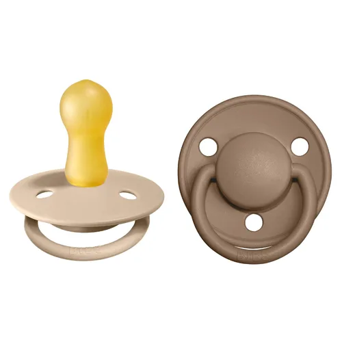 Miniatura 25 de BIBS De Lux - Paquete de 2 chupetes para bebé, fabricados en Dinamarca, chupete simulado sin BPA, pezón redondo. látex de goma natural, talla 1