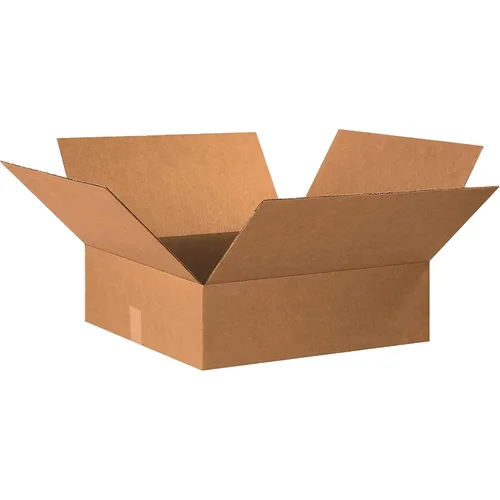 TAPE LOGIC Cajas de cartón corrugado planas de 20 x 20 x 6 pulgadas, planas, 20 pulgadas de largo x 20 pulgadas de ancho x 6 pulgadas de alto,