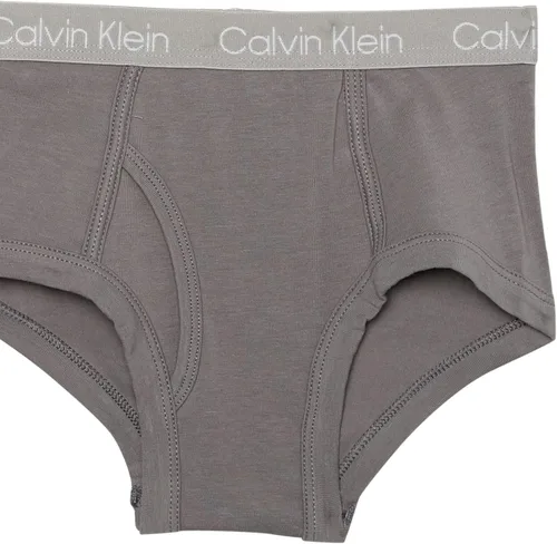 Miniatura 4 de Calvin Klein Boys' Little Modern Cotton Assorted Briefs Underwear 3 Pack