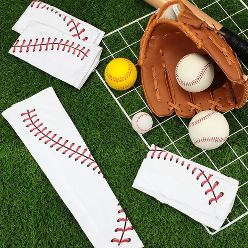 Miniatura 6 de Cozypower 12 pares de mangas de béisbol para jóvenes y niños, deportes, compresión de softbol, mangas de brazo para protección solar